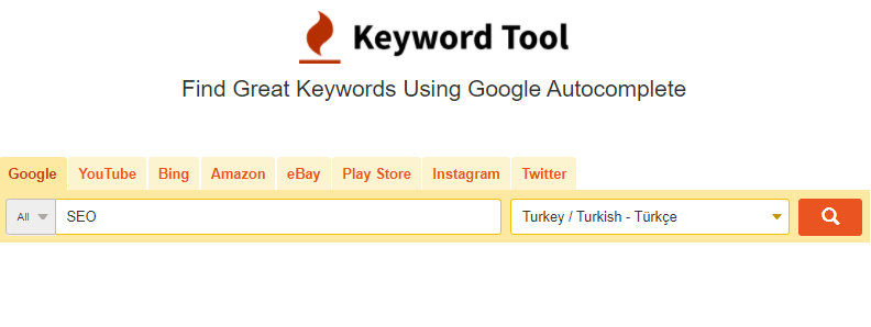 keyword tool io aracı